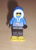 LEGO arc006 Arctic - Blue, Blue Hood, Black Legs, Snowshoes